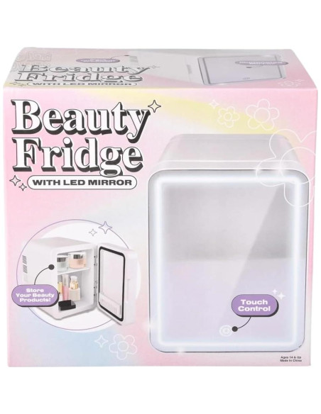 Refrigerador de Belleza Rhode Island Novelty con Espejo LED 25.4 cm