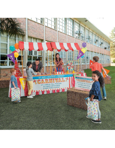 Toldo Plegable de Circo Fun Express 1.22m - Decoración Fiesta