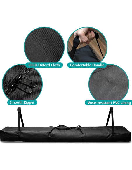 Bolsa de Almacenamiento para Postes de Carpa Adnee 210 cm