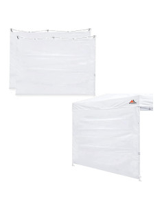 Paredes Laterales SCOCANOPY para Carpa 10x10, Paquete de 3, Blanco