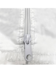 Pared Lateral de Carpa 2.13m x 6.1m PVC Translúcido 2