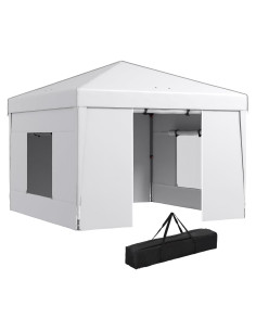 Carpa Plegable 3x3m con Paredes Laterales para Eventos