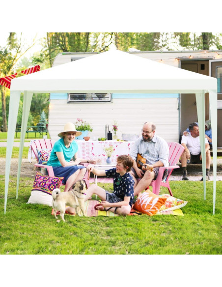Carpa Plegable Tangkula 3x3 m Impermeable para Eventos