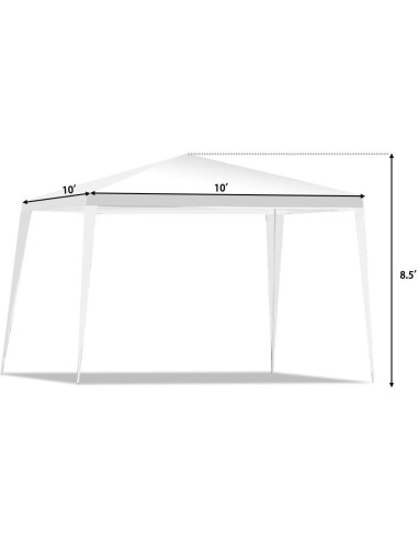 Carpa Plegable Tangkula 3x3 m Impermeable para Eventos