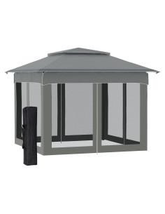 Carpa Plegable Instantánea Genérico 10.58 m Gris Oscuro