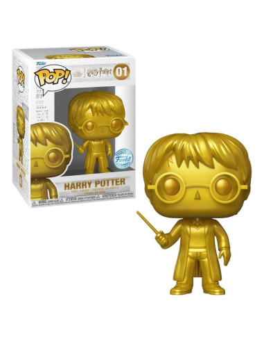 Funko Pop Harry Potter N 01 Edición Metálica Gold Especial