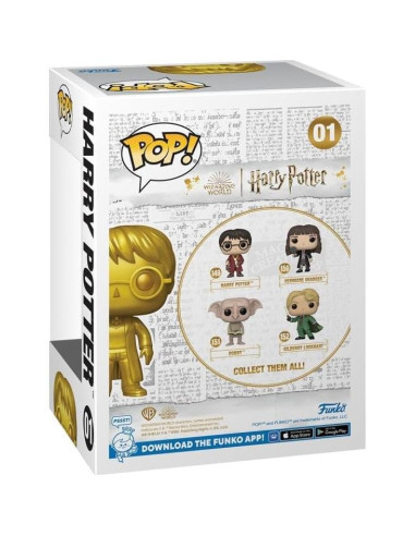 Funko Pop Harry Potter N 01 Edición Metálica Gold Especial
