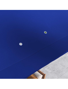 Carpa Plegable 3.05x3.05m SeeTruth para Patio Exterior Azul 2