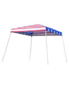 Carpa Plegable 3x3m Genérico con Techo de Bandera Americana