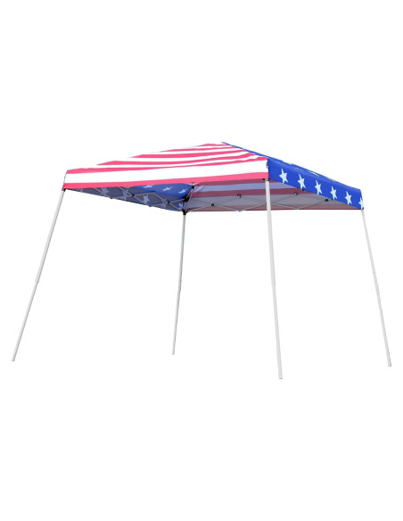 Carpa Plegable 3x3m Genérico con Techo de Bandera Americana