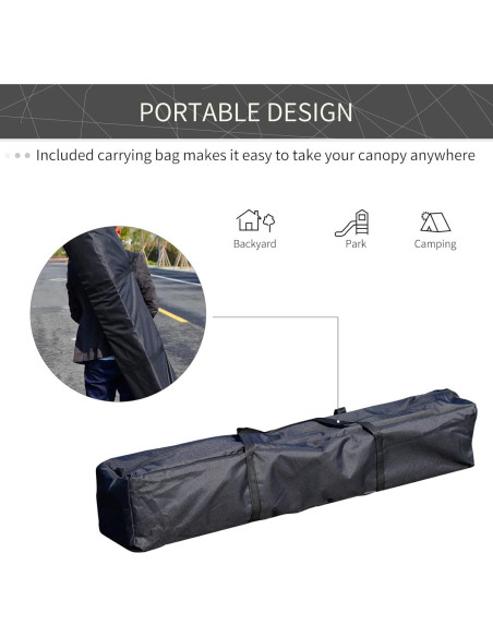 Carpa Plegable 3x3m Genérico con Techo de Bandera Americana