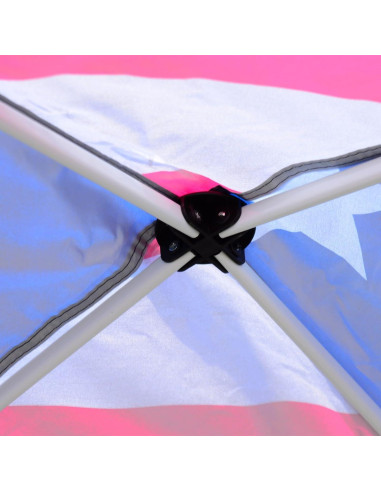 Carpa Plegable 3x3m Genérico con Techo de Bandera Americana