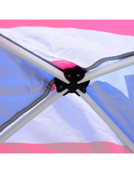 Carpa Plegable 3x3m Genérico con Techo de Bandera Americana