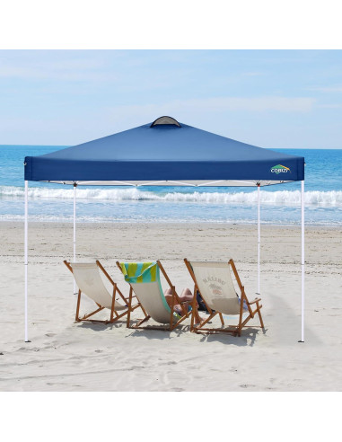 Carpa Plegable COBIZI 3x3m Impermeable con 4 Paredes Laterales