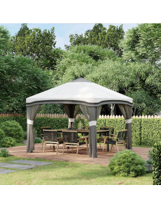 Carpa Plegable Kaimei 3x3m con Mosquitera - Gazebo Ajustable 2