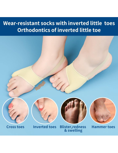 Corrector de Bunionete DYKOOK con Almohadillas de Gel Talla S