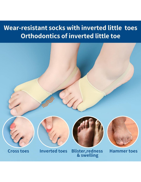 Corrector de Bunionete DYKOOK con Almohadillas de Gel Talla S