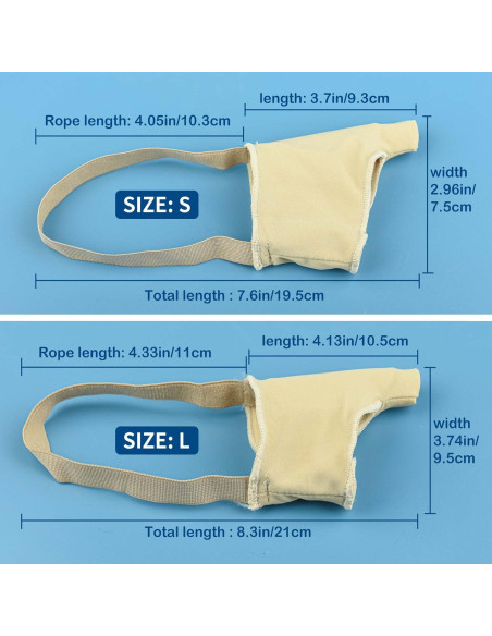 Corrector de Bunionete DYKOOK con Almohadillas de Gel Talla S