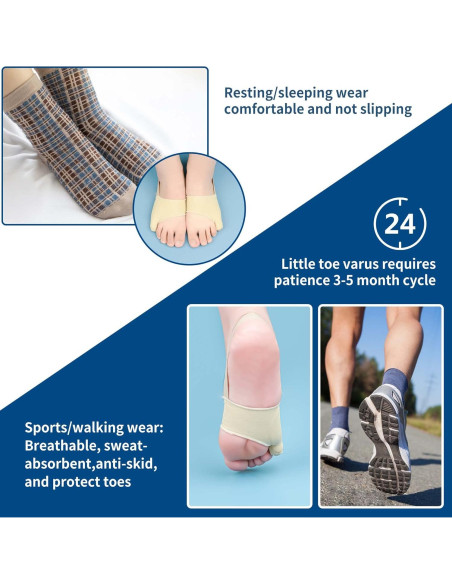 Corrector de Bunionete DYKOOK con Almohadillas de Gel Talla S