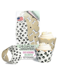 Fundas para Cupcake Confetti Couture 24 Pzs Reversibles