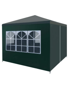 Carpa de Fiesta RINDIGOO 3x3m Verde Resistente a UV y Agua