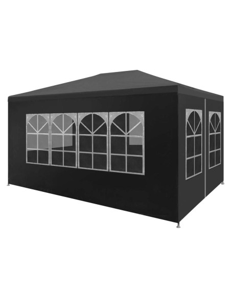 Carpa de Fiesta 3x4m GROSERY Antracita Resistente UV