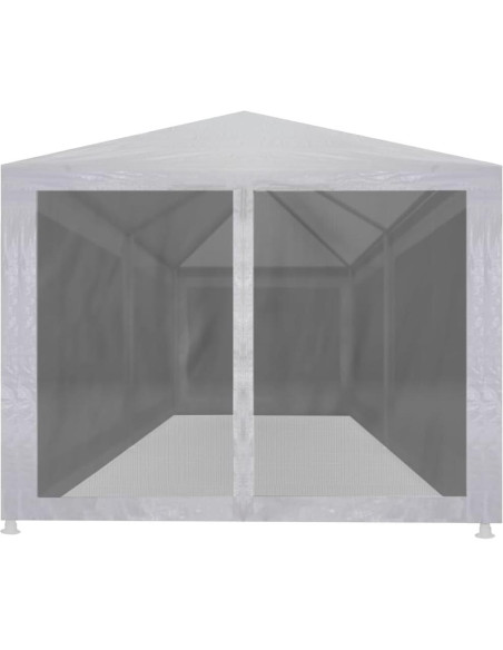 Carpa de Fiesta 6x3m EVERSTRO con Paredes de Malla y Accesorios