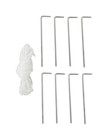 Carpa de Fiesta 6x3m EVERSTRO con Paredes de Malla y Accesorios