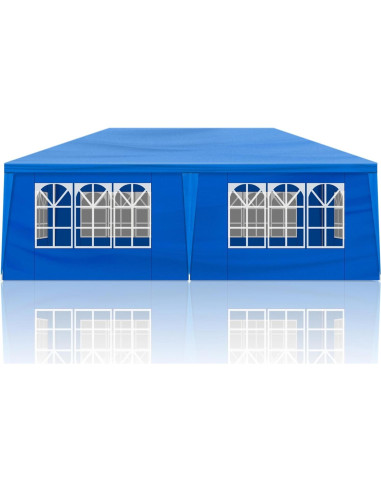Carpa de Fiesta Exterior 3x6m DESIGNSCAPE3D Azul Impermeable