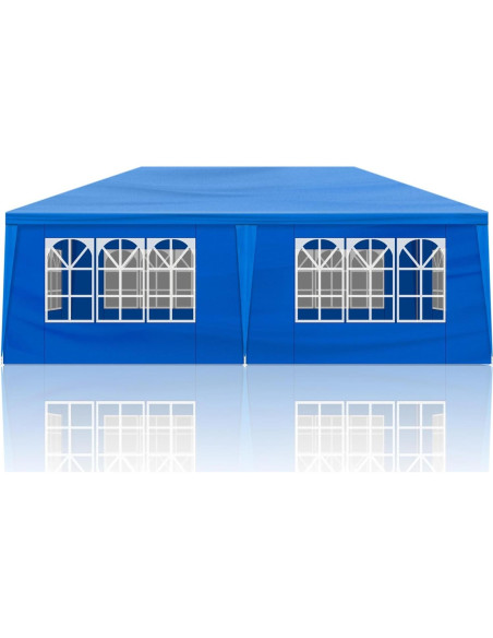 Carpa de Fiesta Exterior 3x6m DESIGNSCAPE3D Azul Impermeable Carpa de Fiesta Exterior 3x6m DESIGNSCAPE3D Azul Impermeable