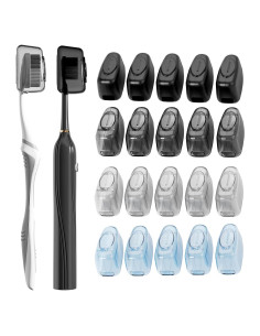 Cubiertas para Cepillos de Dientes Muslish 20 Piezas - Gris