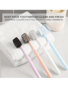Cubiertas para Cepillos de Dientes Muslish 20 Piezas - Gris 2