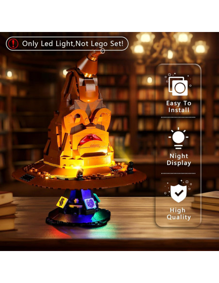 Kit de Luz BOOZUU para Lego 76429 Sombrero Hablante LED