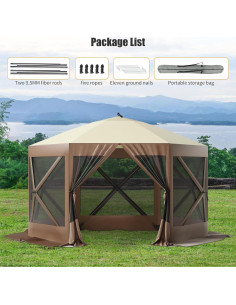 Carpa Pop-Up 3x3m GarveeLife con Bolsa de Transporte 2