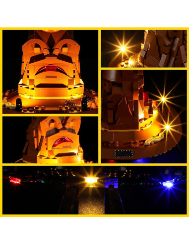 Kit de Luz BOOZUU para Lego 76429 Sombrero Hablante LED