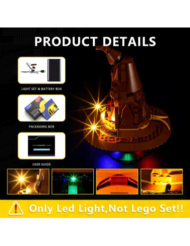 Kit de Luz BOOZUU para Lego 76429 Sombrero Hablante LED