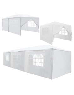 Carpa Plegable 7Sevenjokers 10x30m con 8 Paredes Laterales
