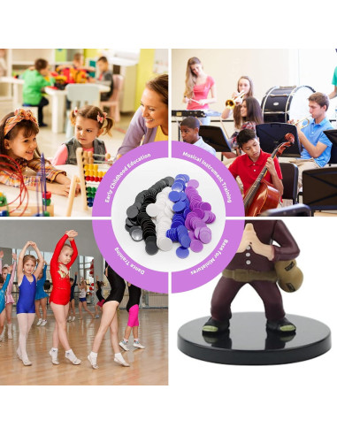 Juego de 100 Fichas de Plástico para Aprendizaje 25 mm