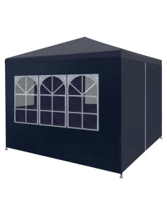 Carpa de Fiesta 3x3m EVERSTRO Azul Resistente UV y Agua