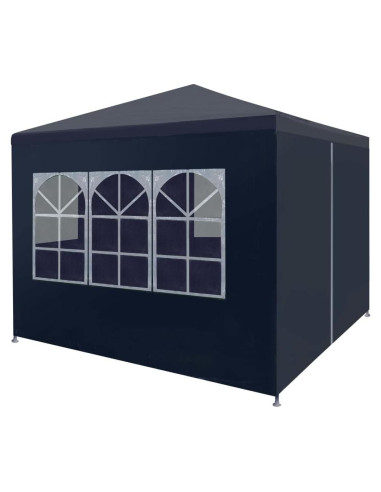 Carpa de Fiesta 3x3m EVERSTRO Azul Resistente UV y Agua