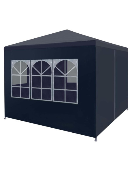 Carpa de Fiesta 3x3m EVERSTRO Azul Resistente UV y Agua