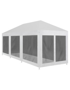 Carpa de Fiesta 9x3m EVERSTRO con 8 Paredes de Malla