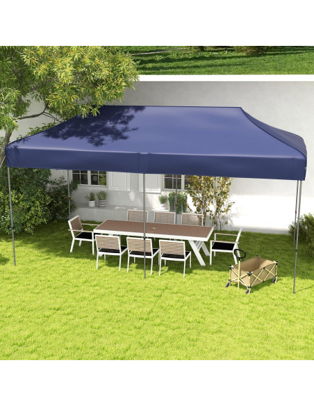 Carpa Plegable 3x6m Genérico con Altura Ajustable y Sombra