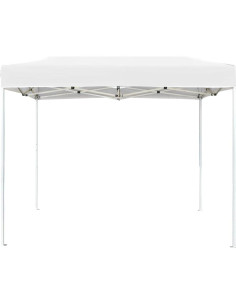 Carpa Plegable Profesional YELWHI 2.9x2.9m Blanca 2