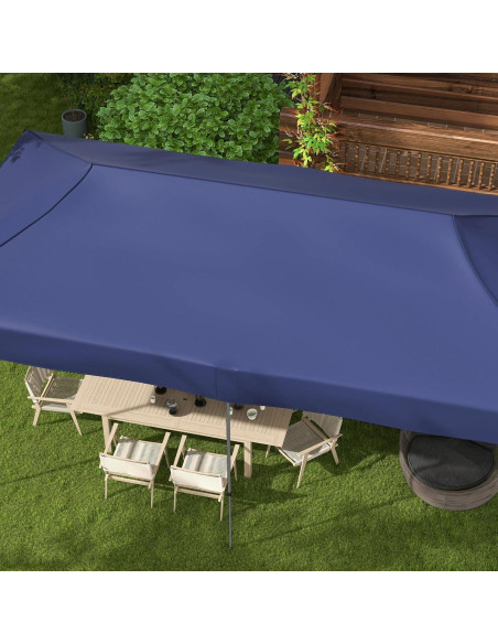 Carpa Plegable 3x6m Genérico con Altura Ajustable y Sombra