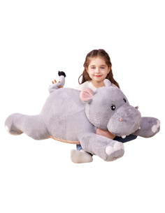 IKASA Hipopótamo Gigante de Peluche 77.96 cm Suave