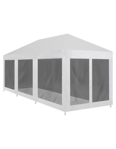 Carpa de Fiesta ANYCHOLE 9.0m x 3.0m con 8 Paredes de Malla