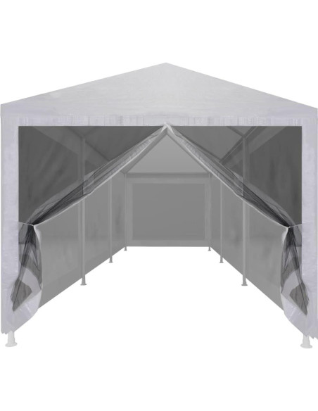 Carpa de Fiesta ANYCHOLE 9.0m x 3.0m con 8 Paredes de Malla