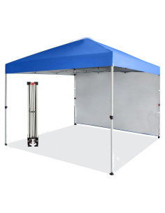Tienda de Dosel Plegable Fitenlor 3.05x3.05m Impermeable Azul