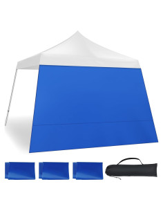 Pared Lateral Impermeable SmoothNovelty 3 Pcs 3.05x3.05m Azul